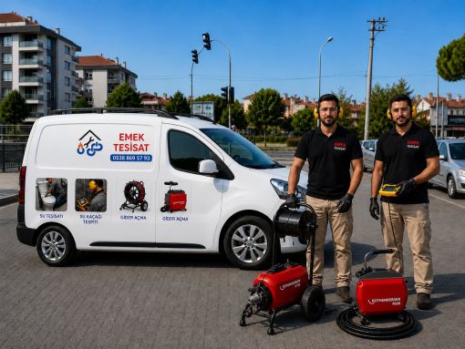 Emek tesisat su tesisatçısı Tesisatçı - su tesisatçısı - su kaçağı tespiti - tıkanıklık açma