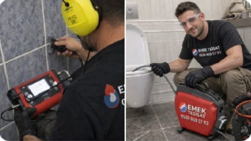 Emek Tesisat 7/24 acil servis, sıhhi tesisat ve kameralı su kaçağı tespiti